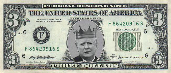 The New 3 Dollar Bill